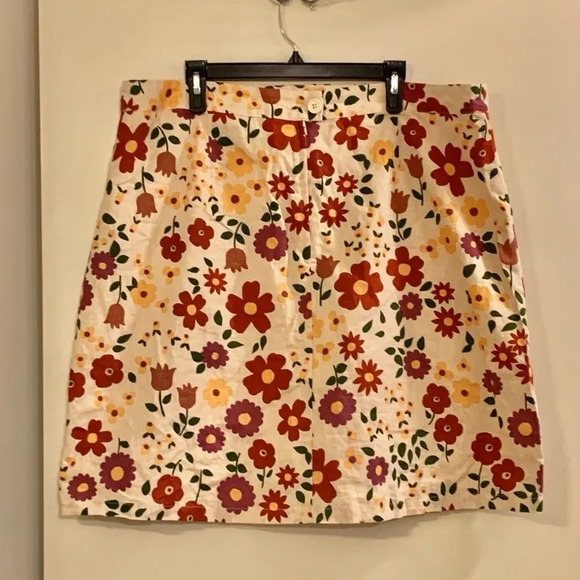 MODCLOTH x PRINCESS HIGHWAY NWOT Floral Mini Skirt‎ in Cream - Picture 7 of 12